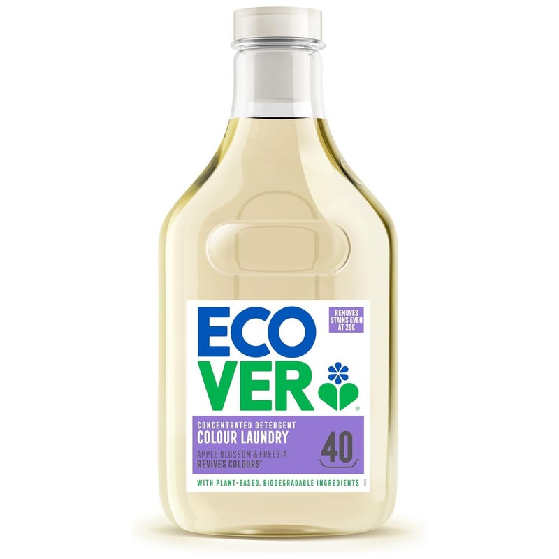 ecover Laundry Liquid Colour Concentrate Apple Blossom and Freesia Scent - 1.43 Litre - Image 1
